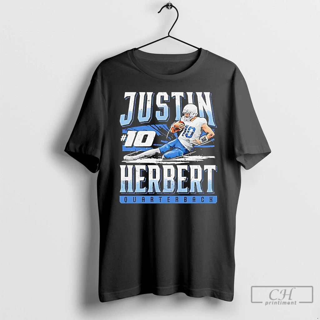 Premium Justin Herbert Quarterback Los Angeles Chargers T Shirts Hoodie, Sweatshirt | InkNestWear.com