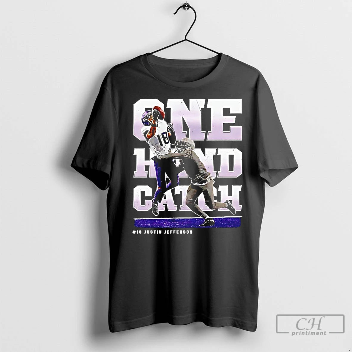 Premium Justin Jefferson 18 Minnesota Vikings One Hand Catch T-Shirts, Hoodie, Sweatshirt | InkNestWear.com