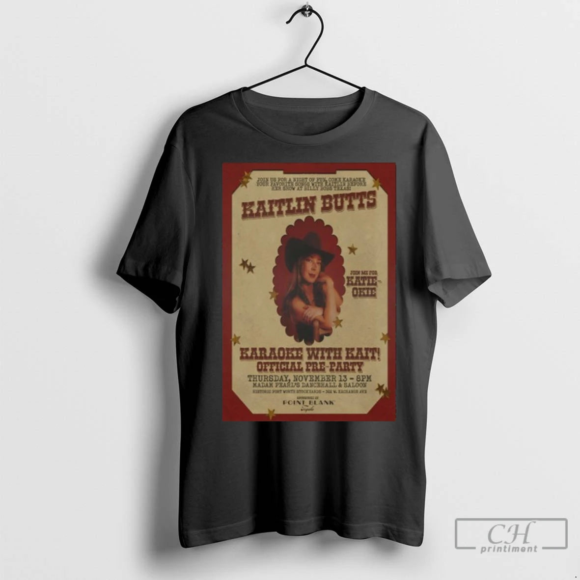 Premium Kaitlin Butts Billy Bobs Texas Fort Worth Tx Nov 13 2025 T-Shirts, Hoodie, Sweatshirt | InkNestWear.com