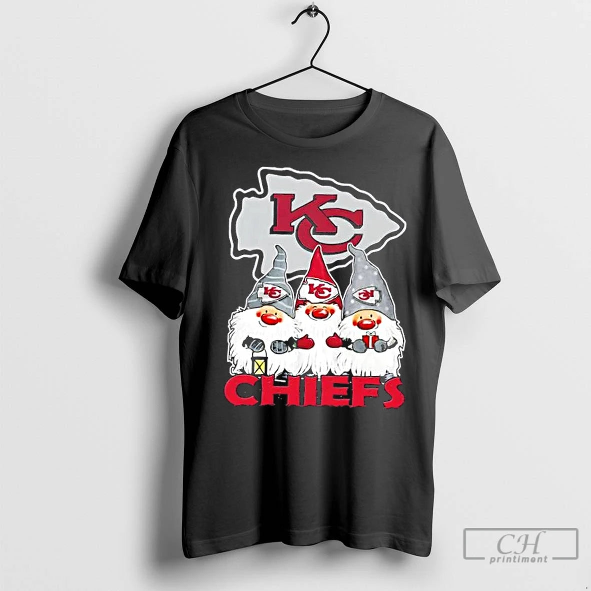 Premium Kansas City Chiefs X Gnomes Xmas Christmas T-Shirts, Hoodie, Sweatshirt | InkNestWear.com