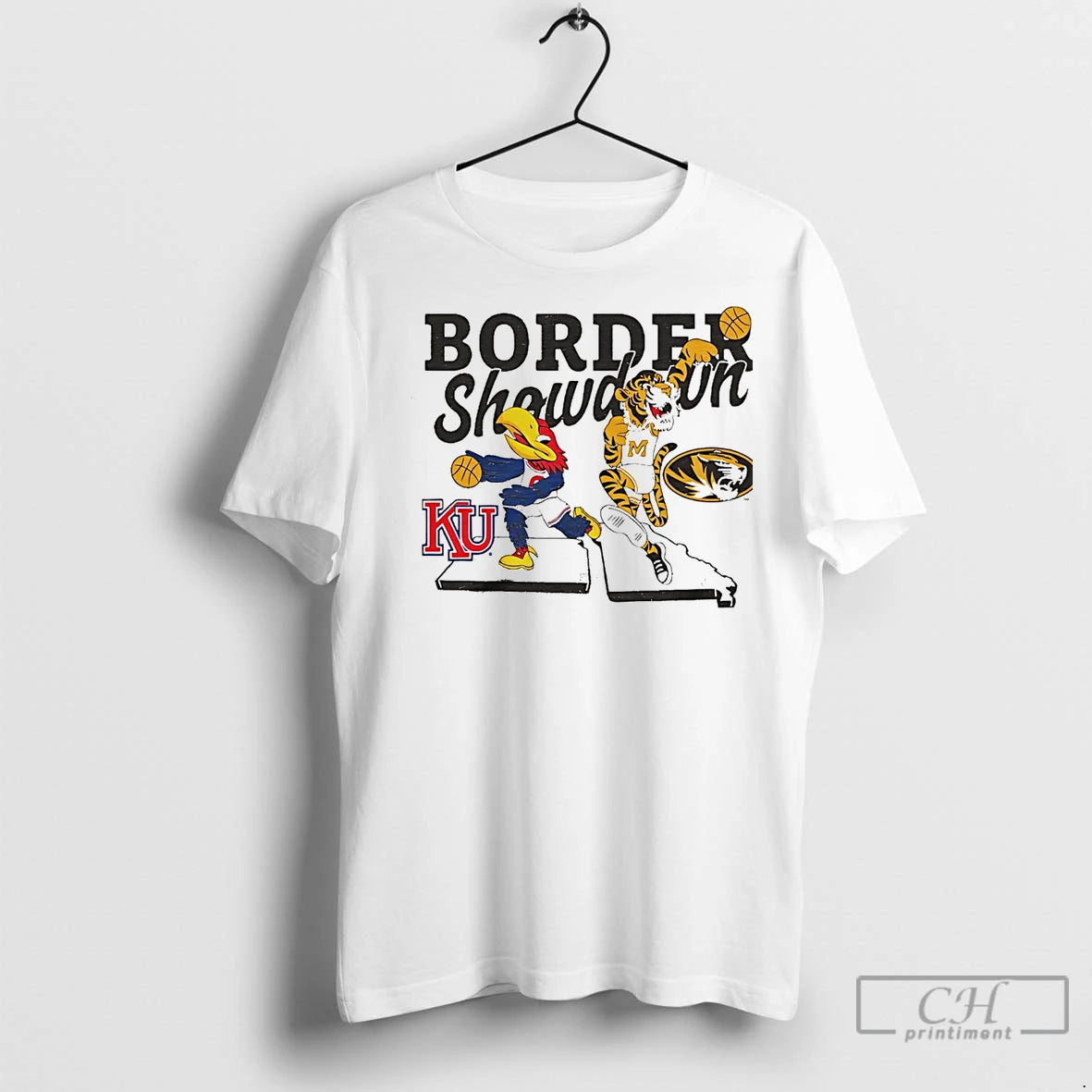 Premium Kansas Jayhawks Vs Missouri Tigers Border Showdown T-Shirts, Hoodie, Sweatshirt | InkNestWear.com
