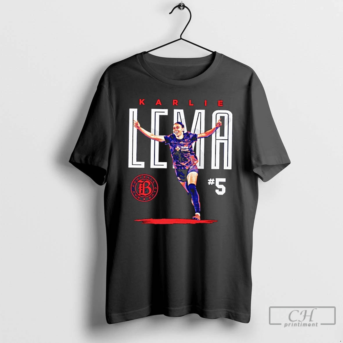 Premium Karlie Lema Bay Fc Player Graphic T Shirts Hoodie, Sweatshirt | InkNestWear.com