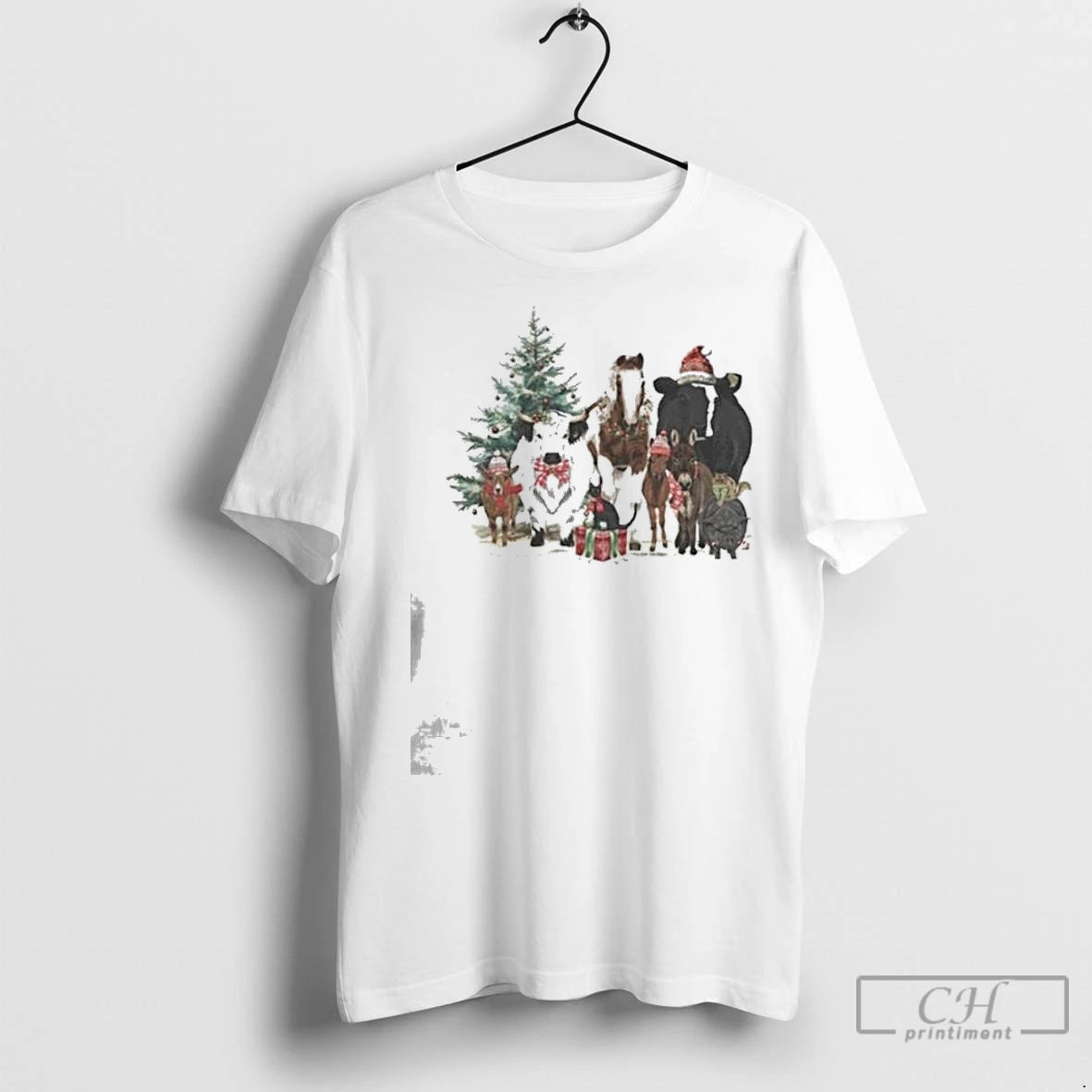 Premium Katie Van Slyke Festive Farm Christmas 2025 T-Shirts, Hoodie, Sweatshirt | InkNestWear.com