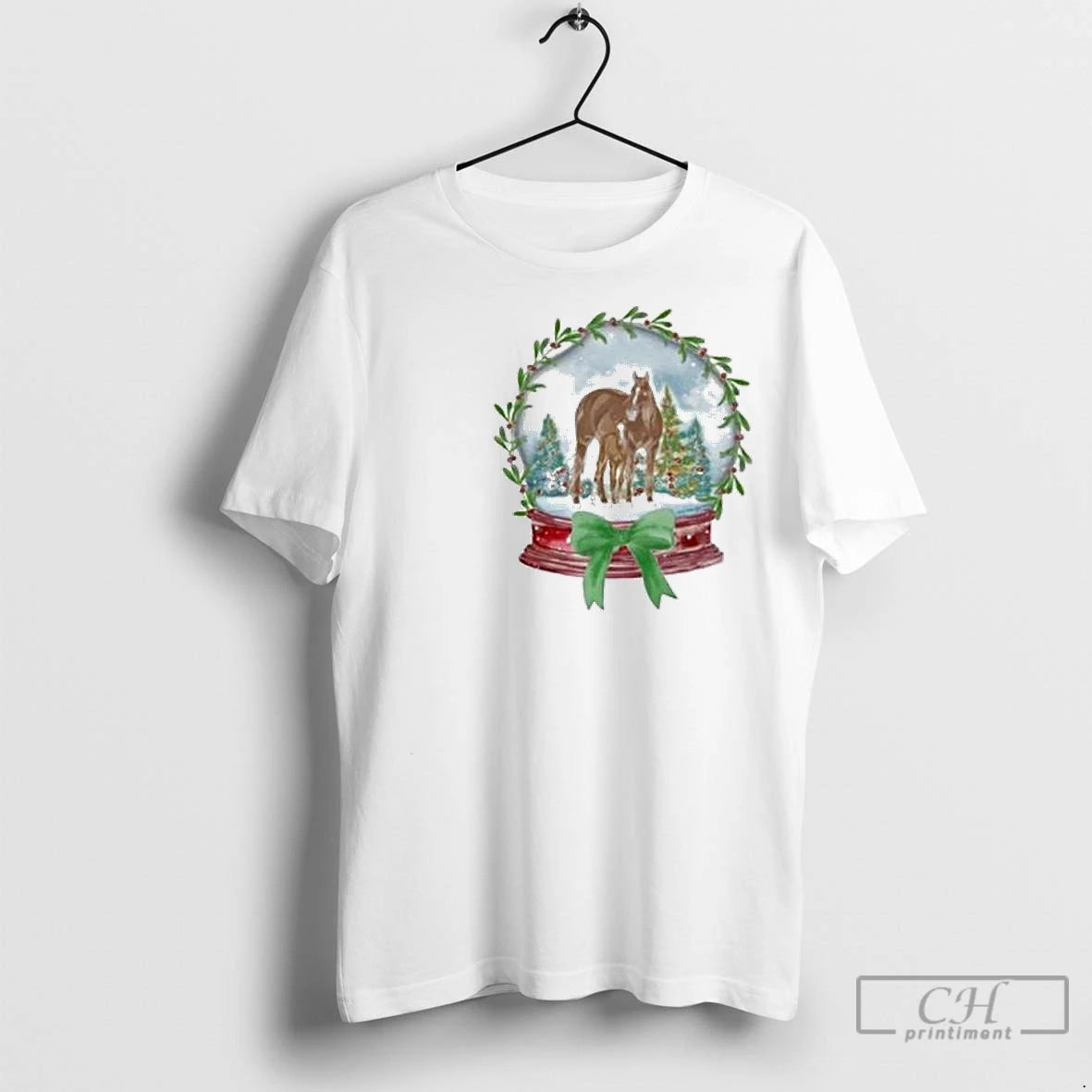 Premium Katie Van Slyke Let It Snow Circle White T-Shirts, Hoodie, Sweatshirt | InkNestWear.com