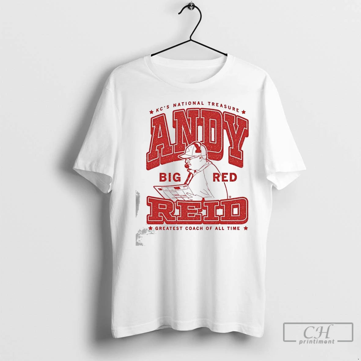 Premium Kcs National Treasure Andy Reid Big Red Greatest Coach Of All Time T-Shirts, Hoodie, Sweatshirt | InkNestWear.com