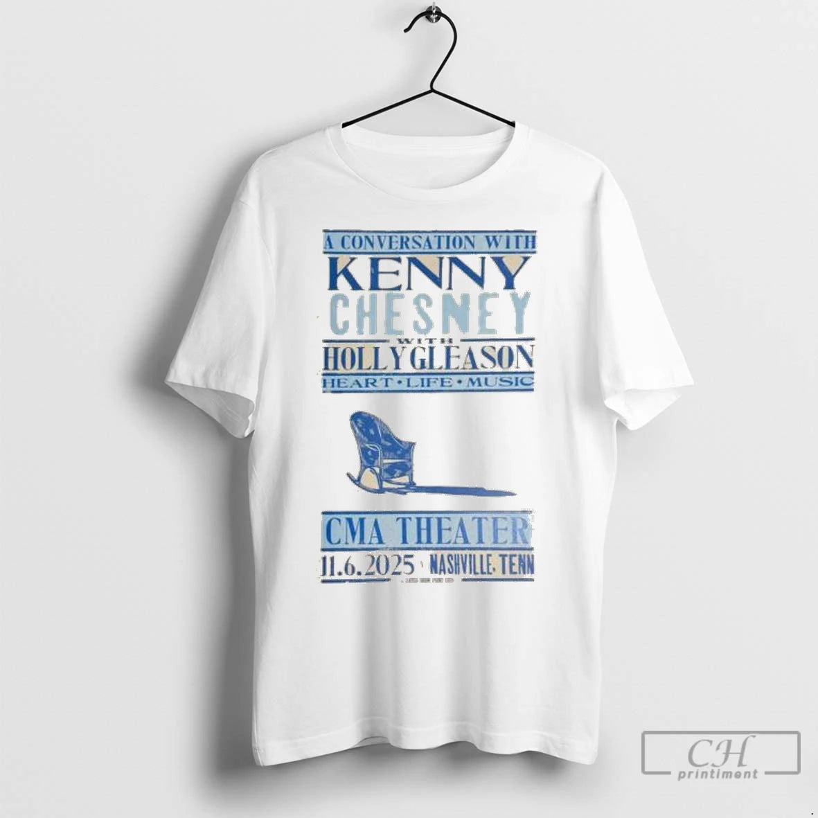 Premium Kenny Chesney Cma Theater Nashville Tn Nov 6 2025 Circle White T-Shirts, Hoodie, Sweatshirt | InkNestWear.com