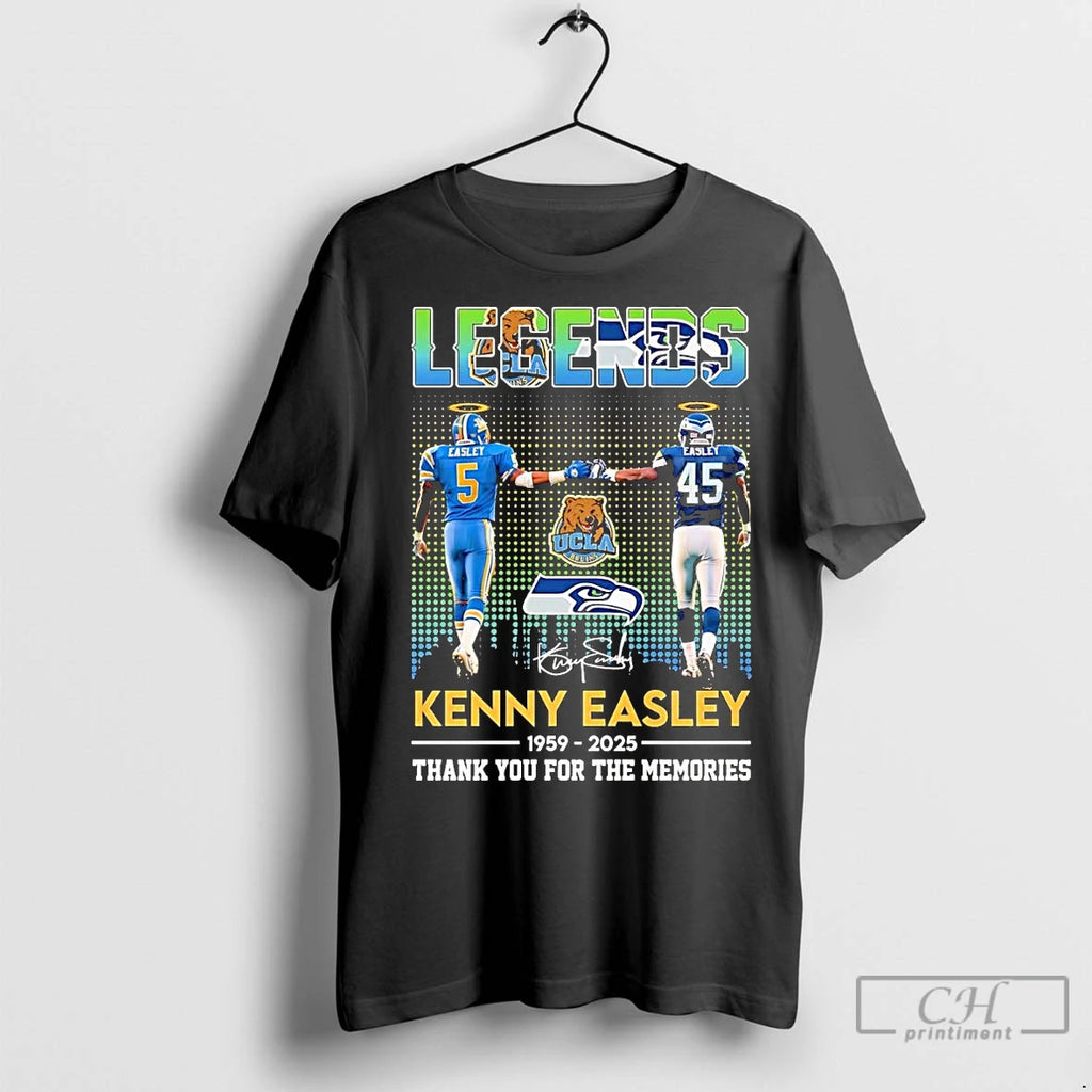 Premium Kenny Easley Legends Thank You For The Memories 2025 T-Shirts, Hoodie, Sweatshirt | InkNestWear.com