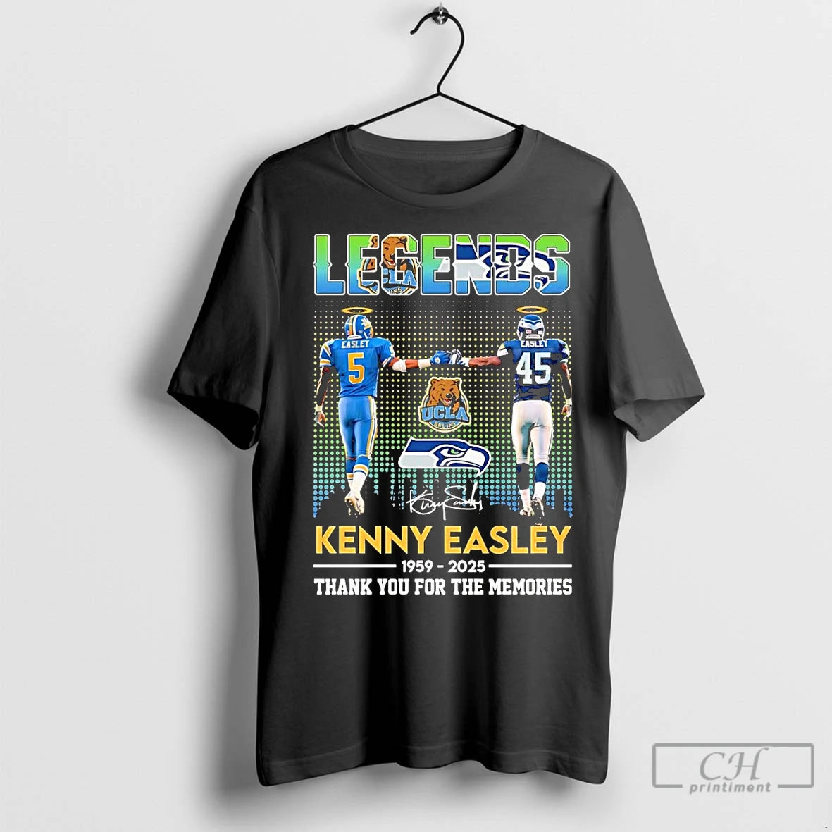 Premium Kenny Easley Legends Thank You For The Memories 2025 T-Shirts, Hoodie, Sweatshirt | InkNestWear.com
