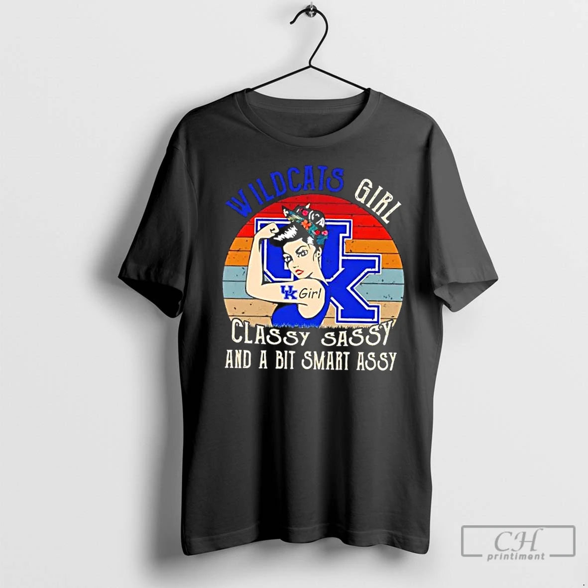 Premium Kentucky Wildcats Girl Classy Sassy And A Bit Smart Assy T-Shirts, Hoodie, Sweatshirt | InkNestWear.com
