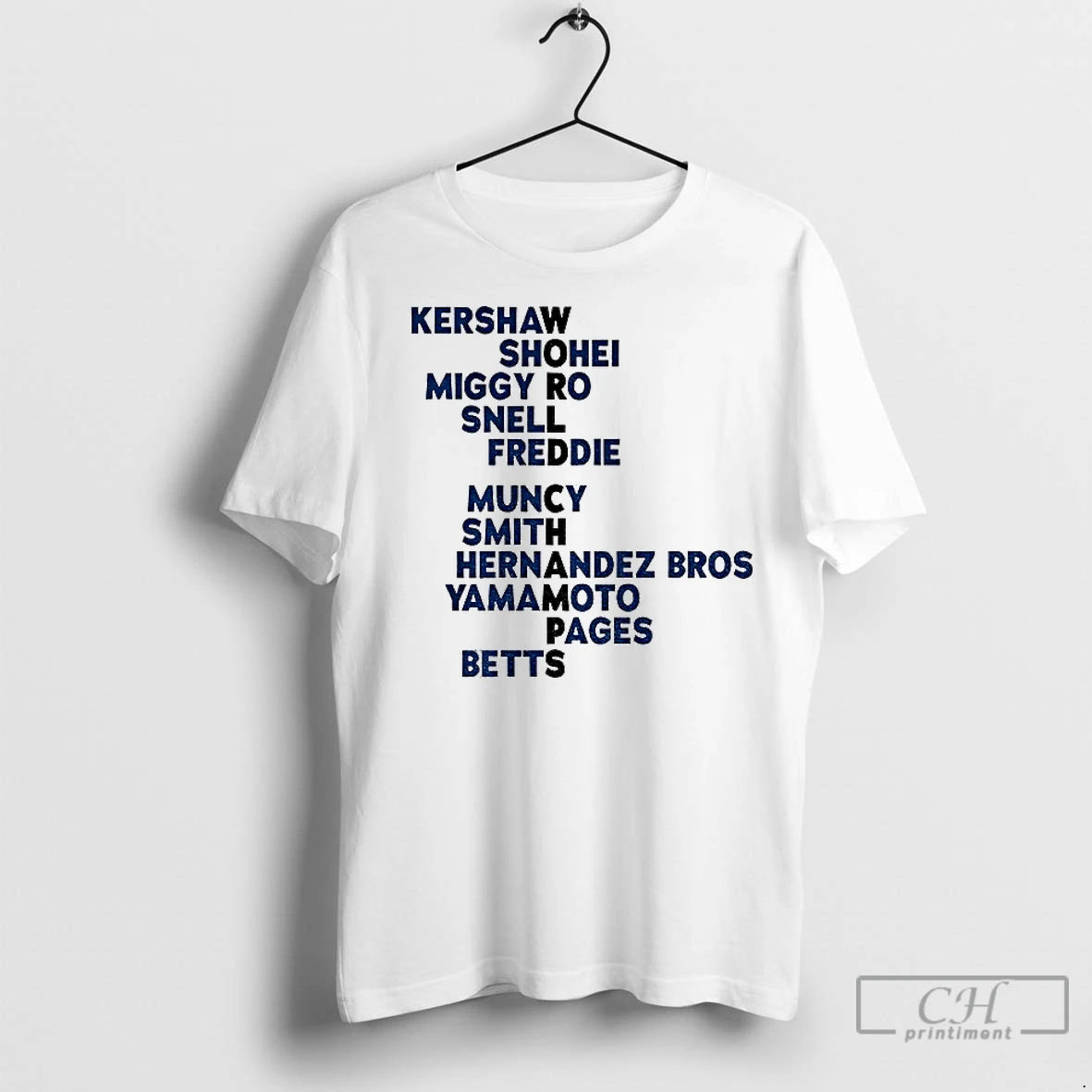 Premium Kershaw Shohei Miggy Ro Snell Freddie Los Angeles Dodgers Baseball World Champs Acrostic Mlb T-Shirts, Hoodie,...