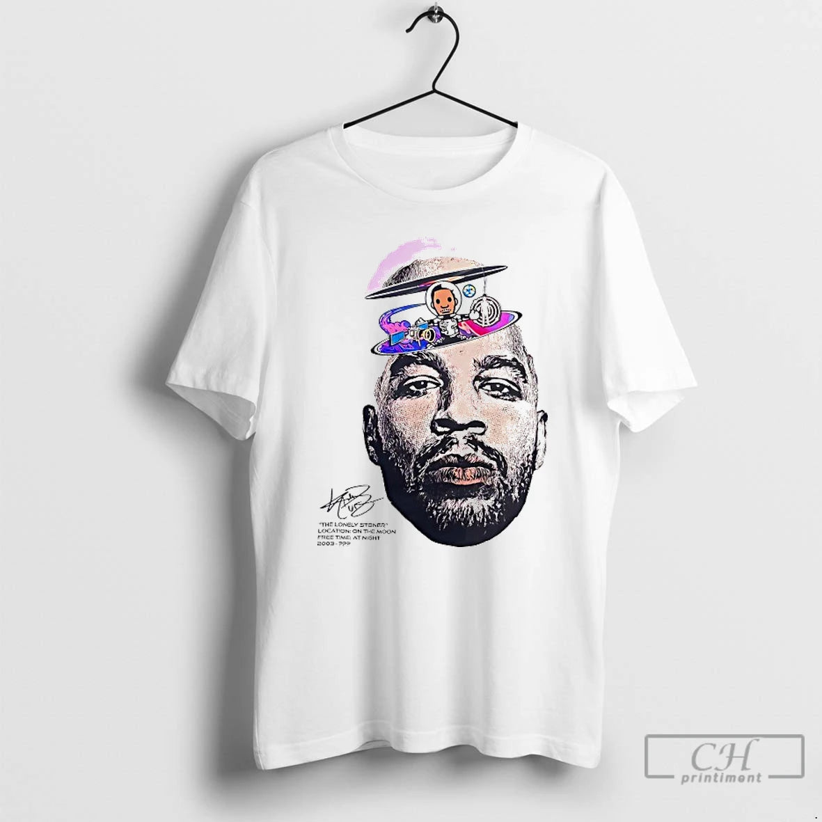 Premium Kid Cudi The Lonely Stoner Location On The Moon Free Time At Night 2003 T-Shirts, Hoodie, Sweatshirt