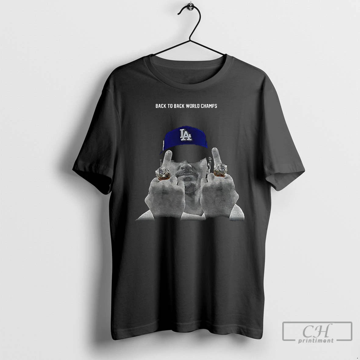 Premium Kike Hernandez Back To Back World Series Champs 2025 Middle Finger Baseball T Shirts Hoodie, Sweatshirt
