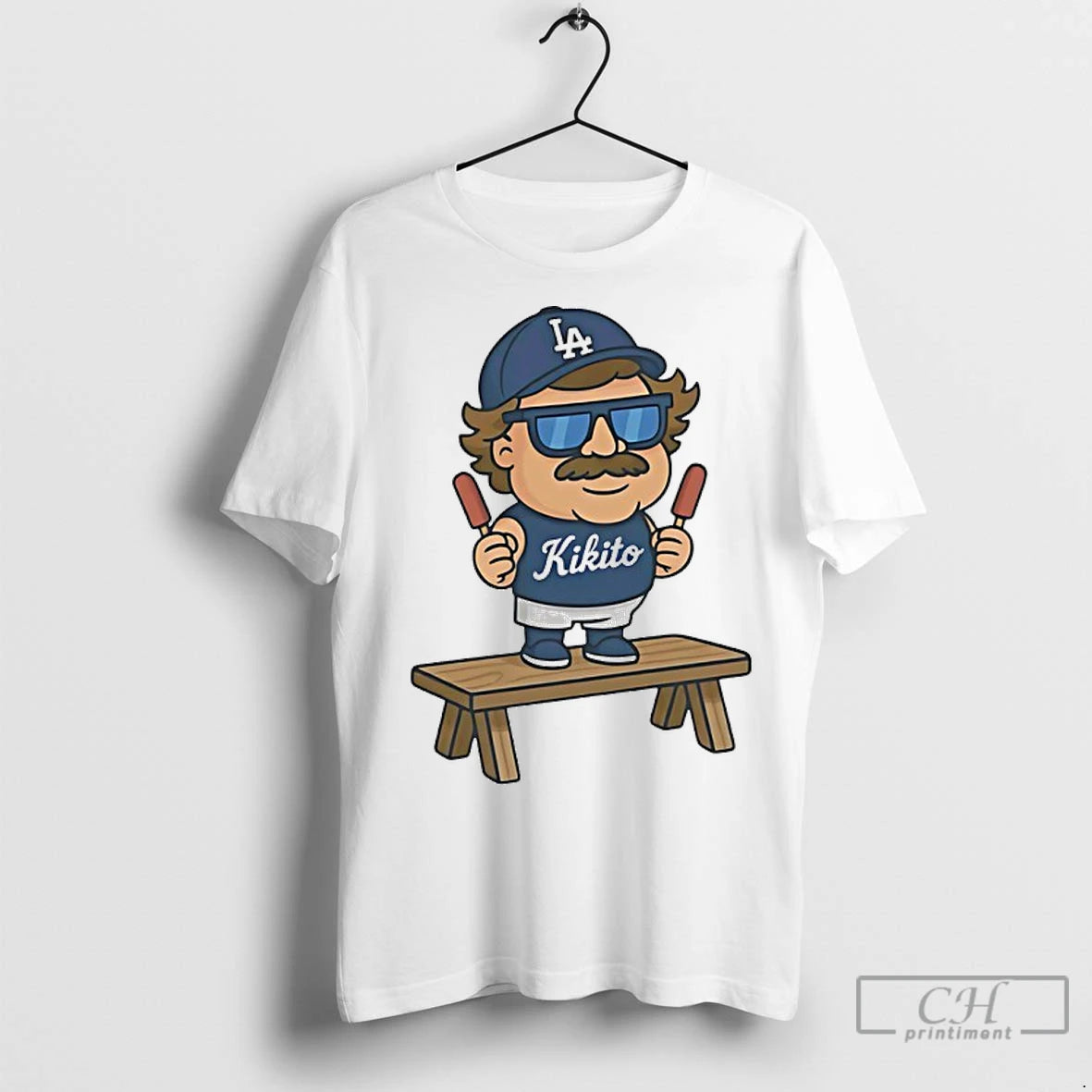 Premium Kikito Popsicles Kike Hernandez Los Angeles Dodgers Cartoon T-Shirts, Hoodie, Sweatshirt | InkNestWear.com
