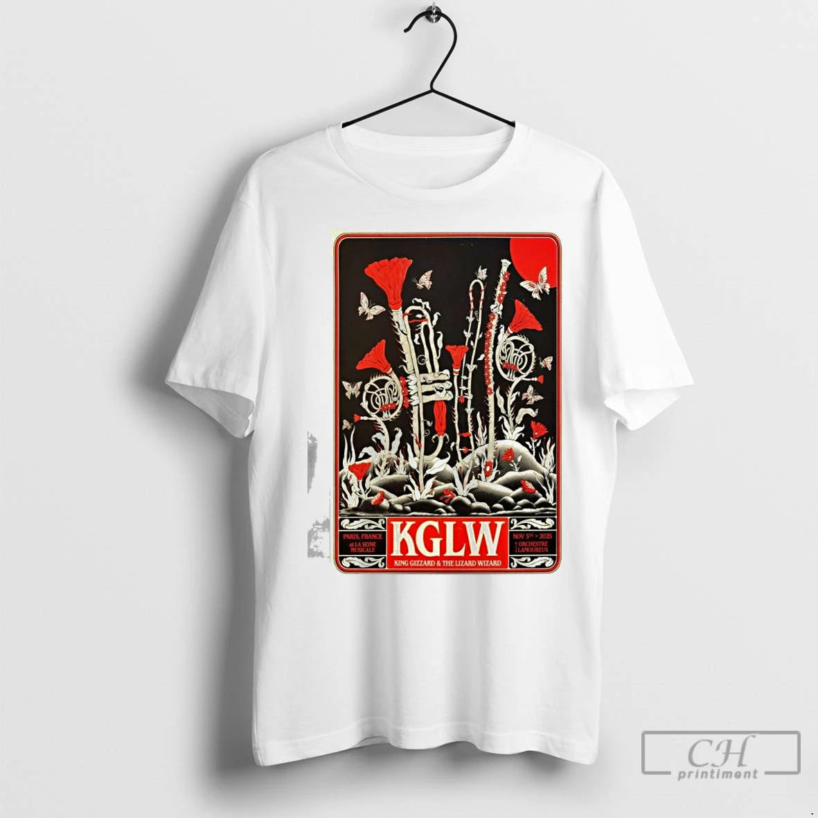 Premium King Gizzard And The Lizard Wizard 11 5 2025 Paris France T-Shirts, Hoodie, Sweatshirt | InkNestWear.com