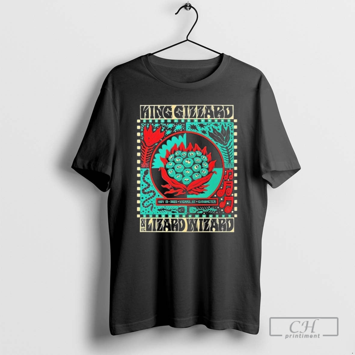 Premium King Gizzard And The Lizard Wizard Vienna Austria Event At Gasometer On November 12 T-Shirts, Hoodie, Sweatshirt