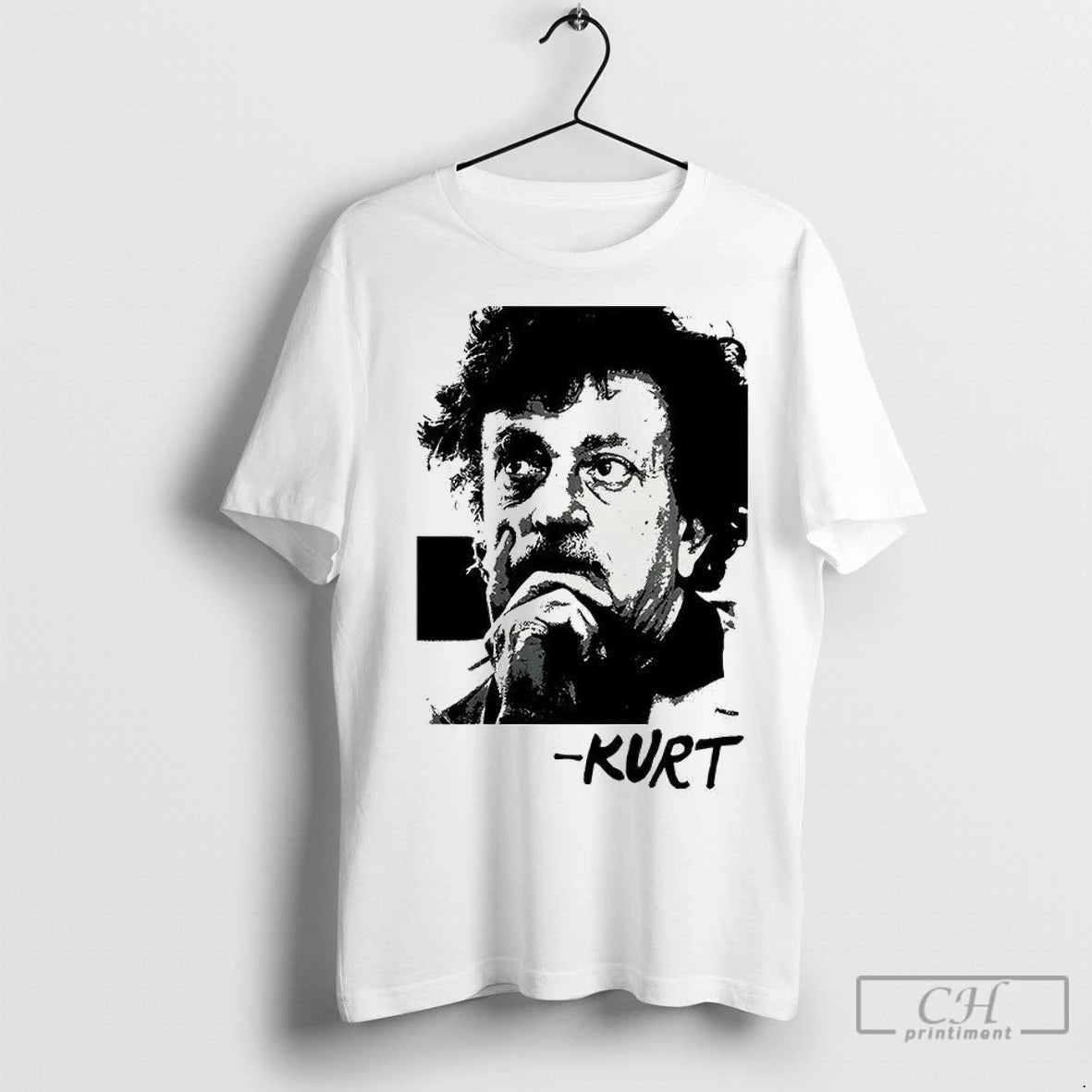Premium Kurt Vonnegut Portrait Tribute Retro T-Shirts, Hoodie, Sweatshirt | InkNestWear.com