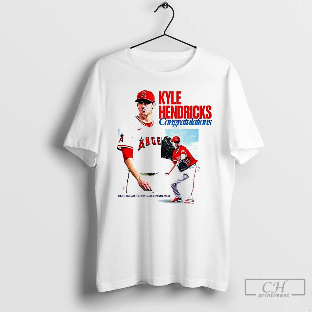 Premium Kyle Hendricks Congratulations Los Angeles Angels T-Shirts, Hoodie, Sweatshirt | InkNestWear.com
