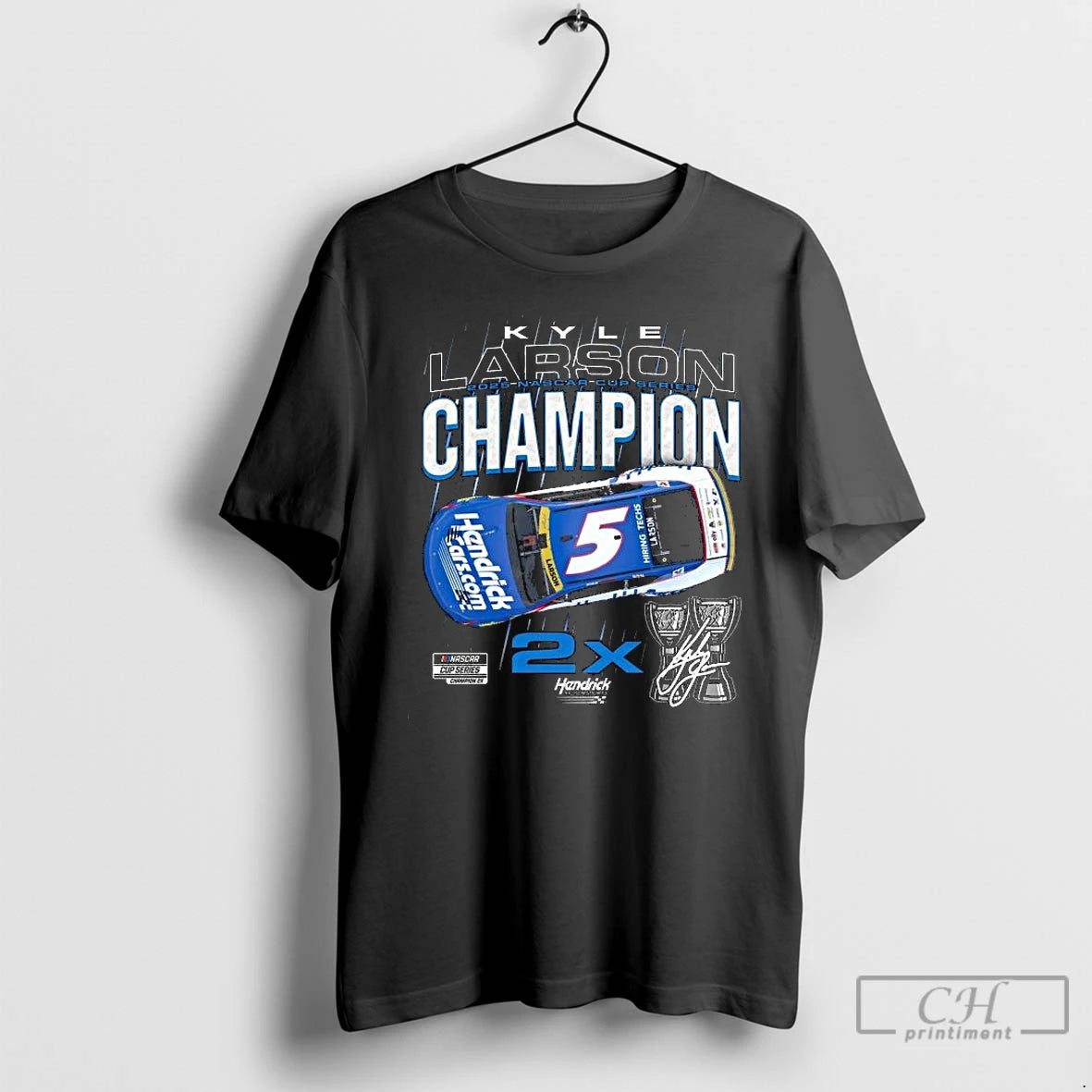 Premium Kyle Larson 2025 Nascar Cup Series Champion Stats Long Sleve T Shirts Hoodie, Sweatshirt | InkNestWear.com