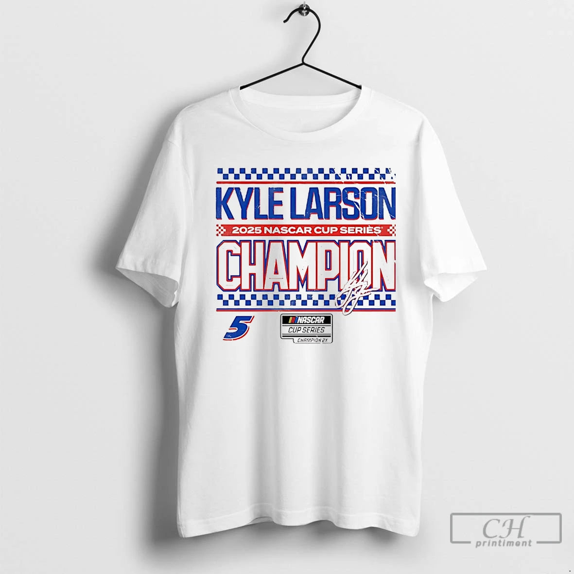 Premium Kyle Larson 2025 Nascar Cup Series Champion Signature T-Shirts, Hoodie, Sweatshirt | InkNestWear.com