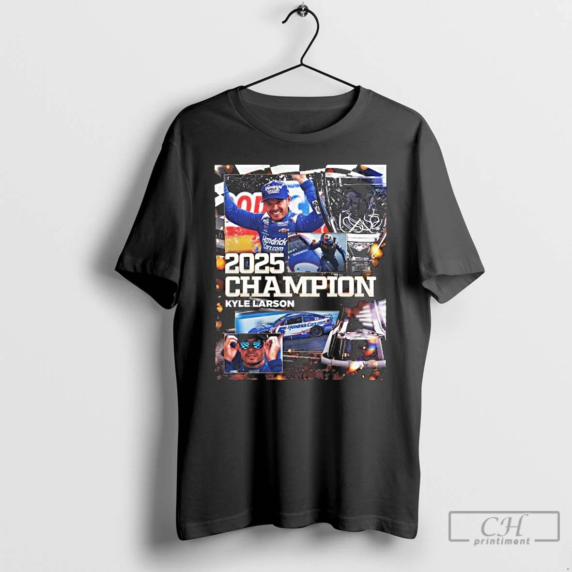 Premium Kyle Larson Championship Long Sleve T Shirts Hoodie, Sweatshirt | InkNestWear.com