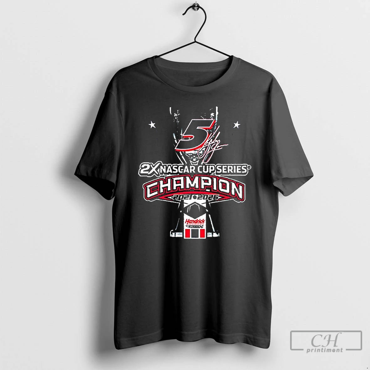 Premium Kyle Larson Hendrick Motorsports Team Collection Infant Two Time Nascar Cup Series Champion Long T-Shirts,...
