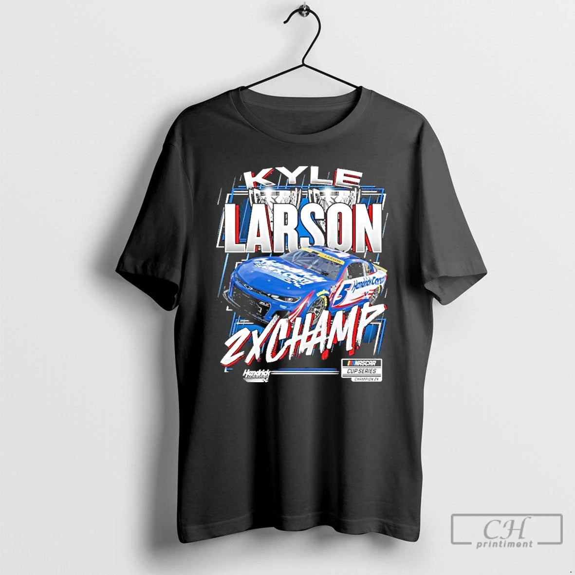 Premium Kyle Larson Two Time Nascar Cup Series Champion T Shirts Hoodie, Sweatshirt | InkNestWear.com