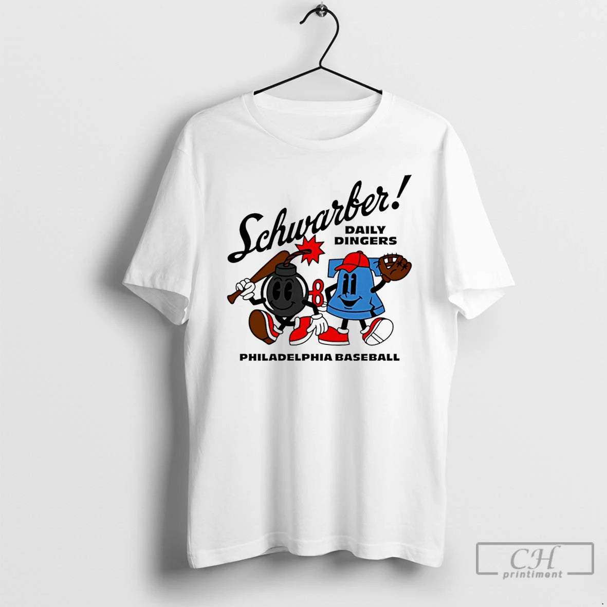 Premium Kyle Schwarber Daily Dingers 2025 Superstar Cartoon T Shirts Hoodie, Sweatshirt | InkNestWear.com
