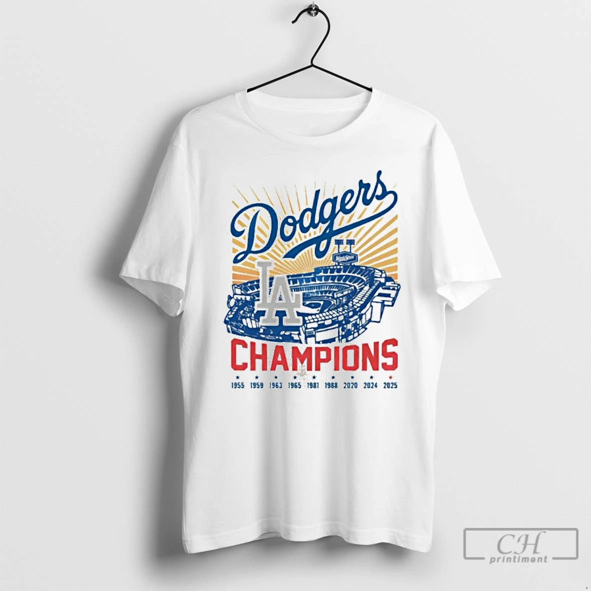 Premium La Baseball Team Champions 2025 T Shirts Hoodie, Sweatshirt | InkNestWear.com