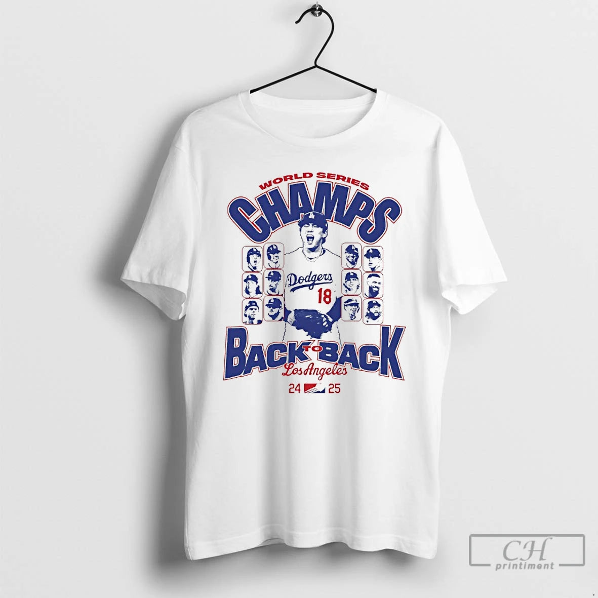 Premium La Dodgers Back To Back 24 25 World Series Champs T Shirts Hoodie, Sweatshirt | InkNestWear.com