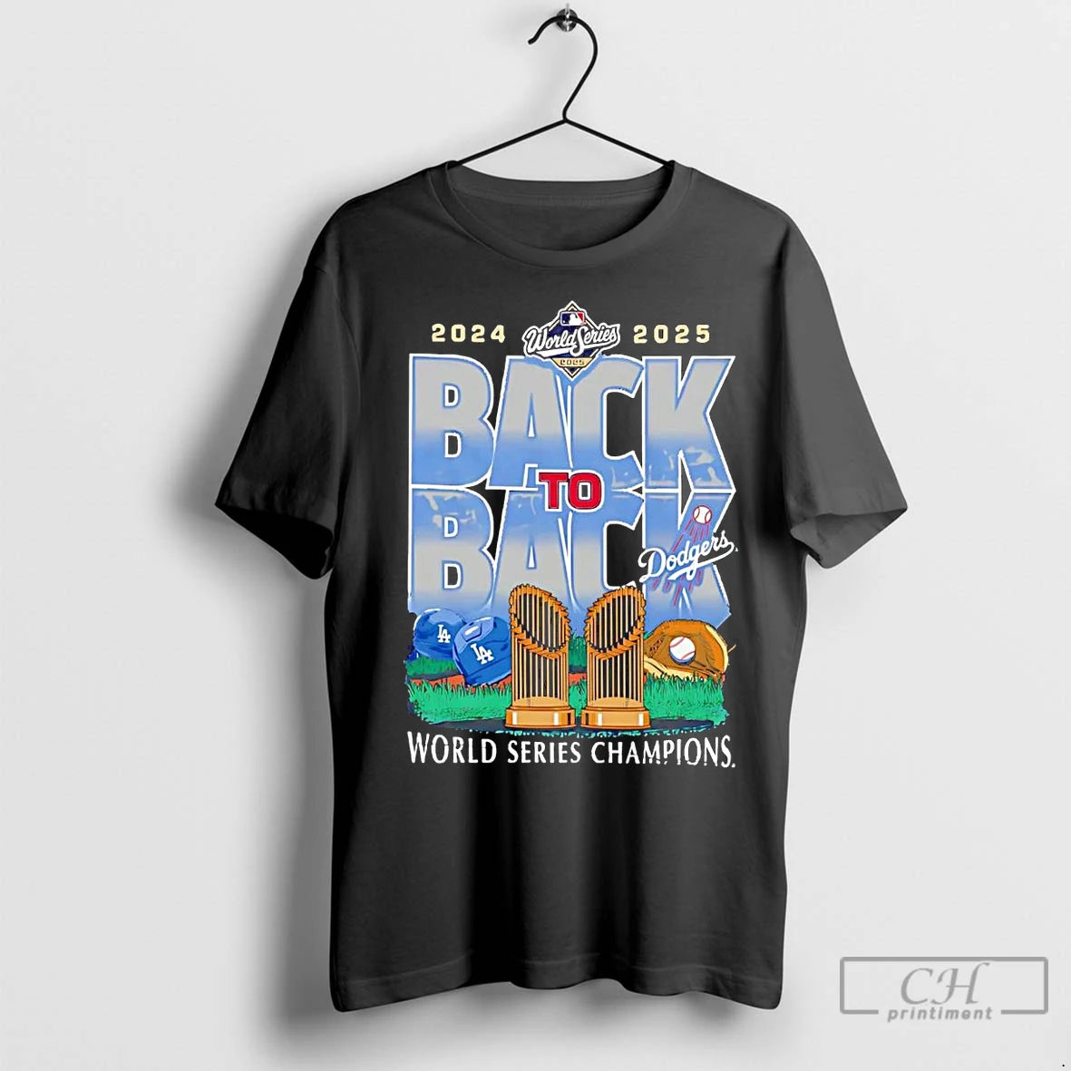 Premium La Dodgers World Series Champions Back To Back 2025 Trophy T-Shirts, Hoodie, Sweatshirt | InkNestWear.com