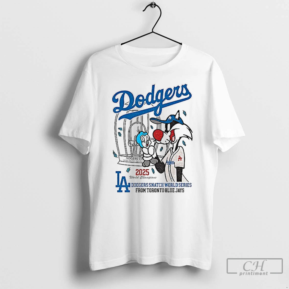 Premium La Dodgers Snatch World Series From Toronto Blue Jays 2025 World Champions T Shirts Hoodie, Sweatshirt