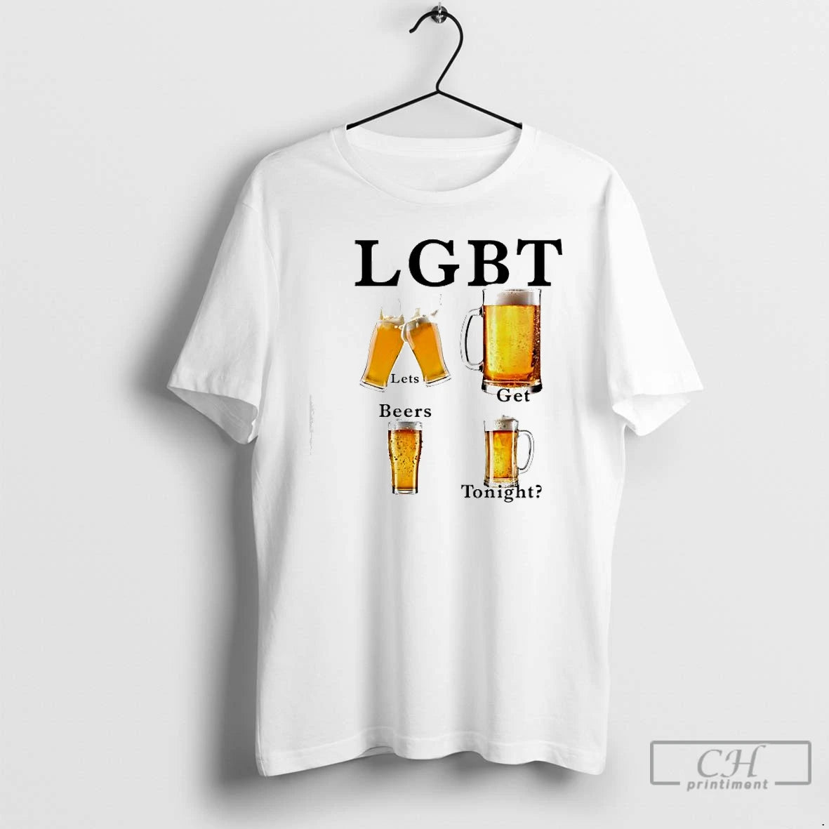 Premium Lgbt Spells Lets Get Beers Tonight T Shirts Hoodie, Sweatshirt | InkNestWear.com