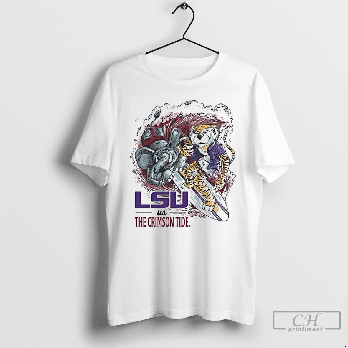 Premium Lsu Vs Alabama Game Day Mascot 2025 T Shirts Hoodie, Sweatshirt | InkNestWear.com