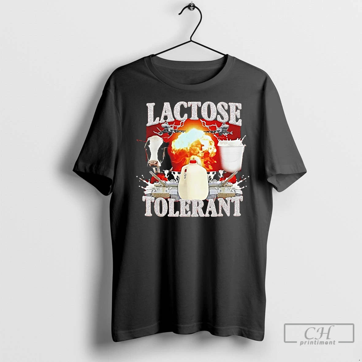 Premium Lactose Tolerant Cow Milk Tank 90s Bootleg Graphic T-Shirts, Hoodie, Sweatshirt | InkNestWear.com
