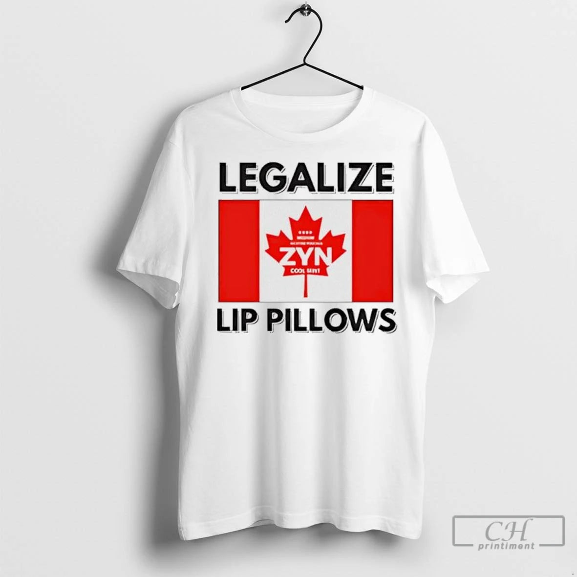 Premium Legalize Lip Pillows Zyn Canadian Flag T-Shirts, Hoodie, Sweatshirt | InkNestWear.com
