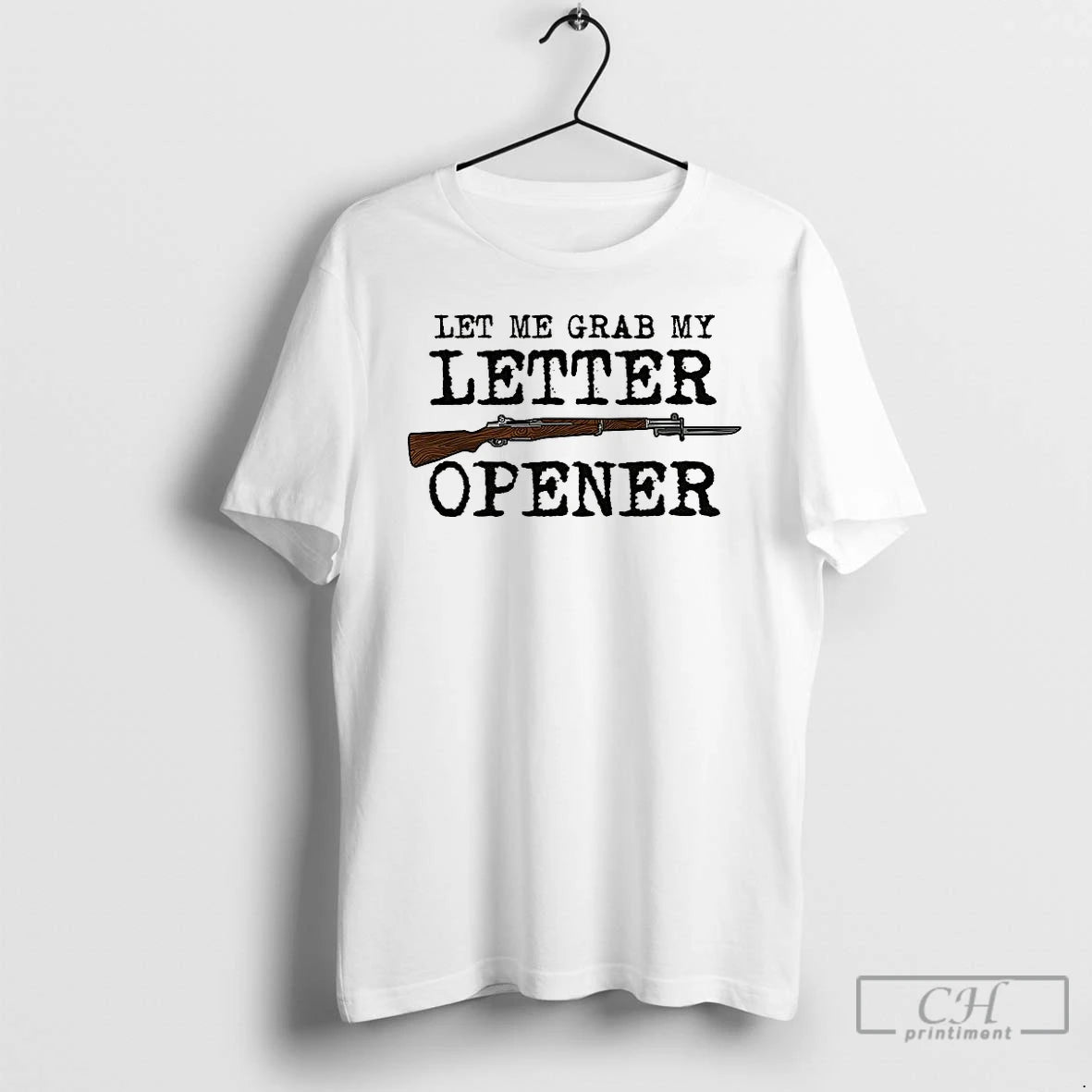 Premium Let Me Grab My Letter Opener M1 Garand With Bayonet T Shirts Hoodie, Sweatshirt | InkNestWear.com