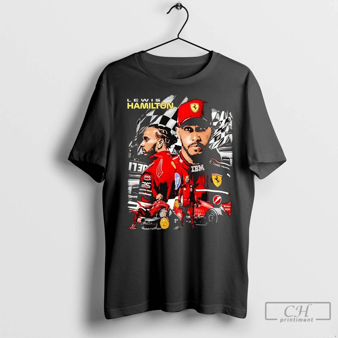 Premium Lewis Hamilton Picture Collage 2 Sided T-Shirts, Hoodie, Sweatshirt | InkNestWear.com