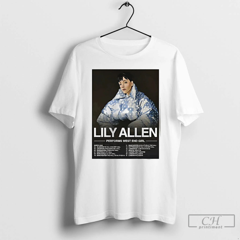 Premium Lily Allen West End Girl Tour 2026 Performs West End Girl T Shirts Hoodie, Sweatshirt | InkNestWear.com