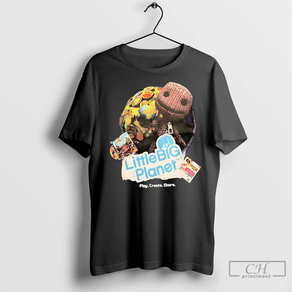 Premium Littlebigplanet Play Create Share T-Shirts, Hoodie, Sweatshirt | InkNestWear.com