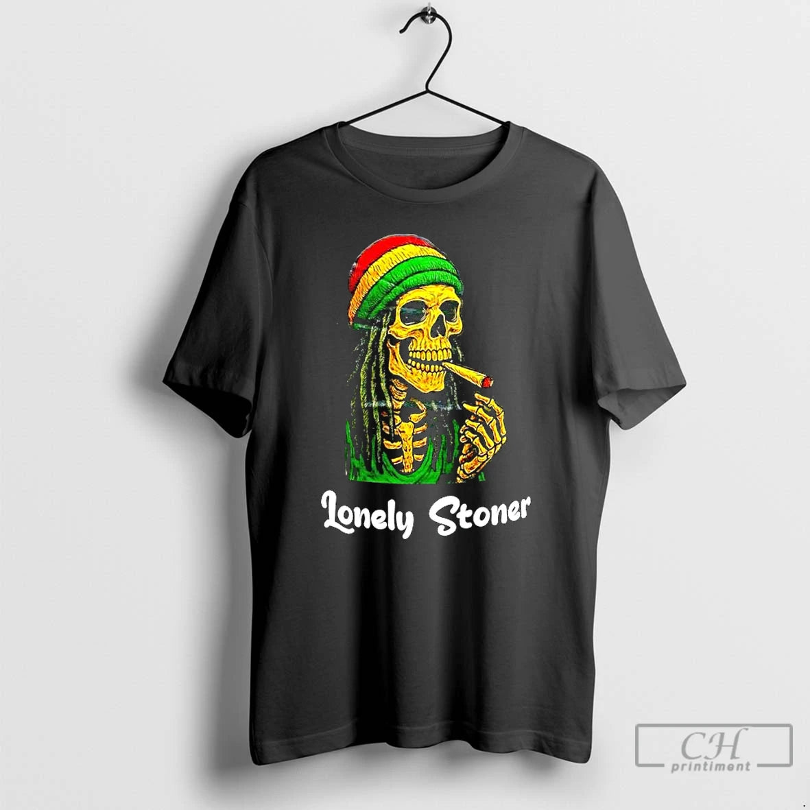 Premium Lonely Stoner Dreadlocked Skull T Shirts Hoodie, Sweatshirt | InkNestWear.com
