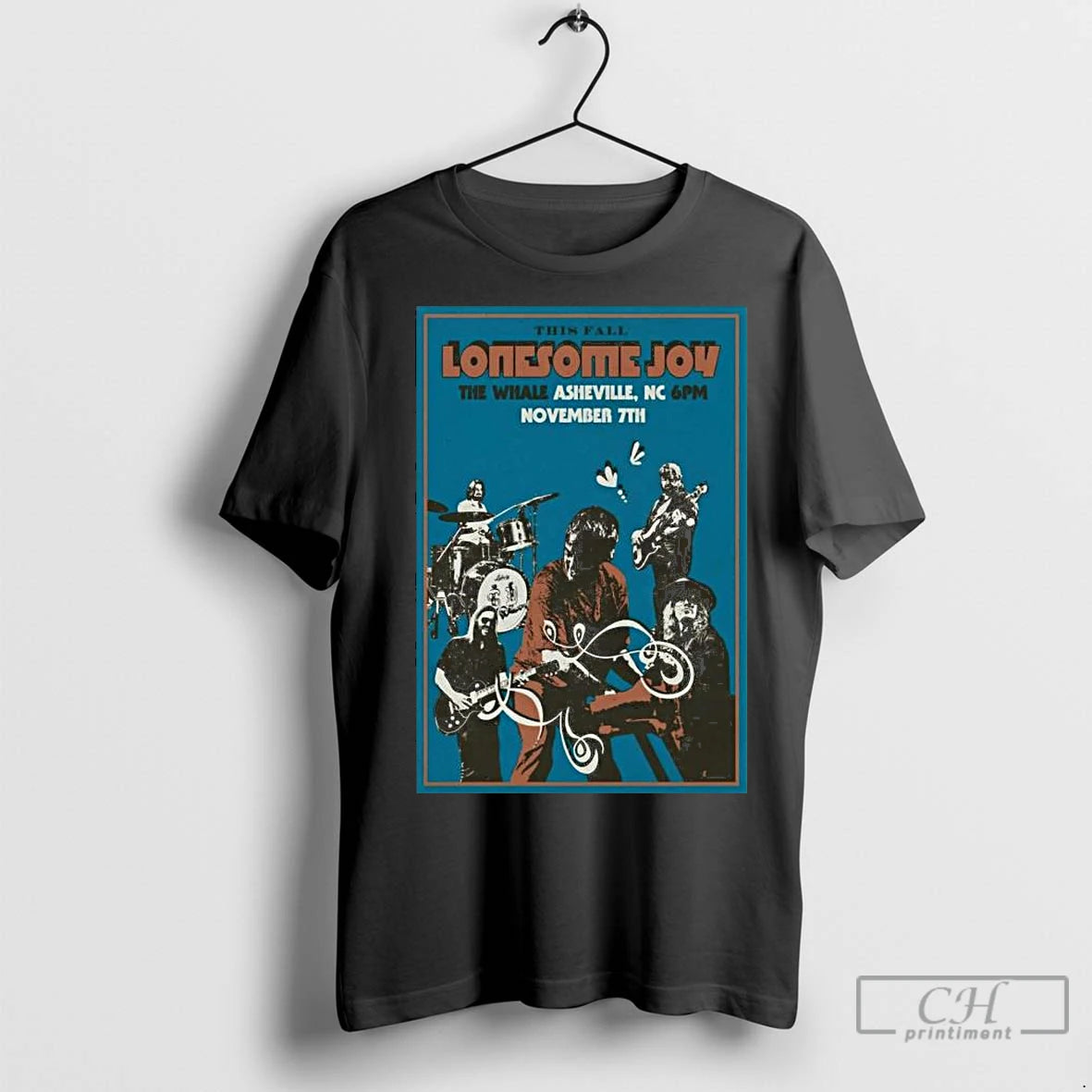 Premium Lonesome Joy The Whale Outpost In Asheville Nc 11 7 2025 Long Sleve T-Shirts, Hoodie, Sweatshirt | InkNestWear.com