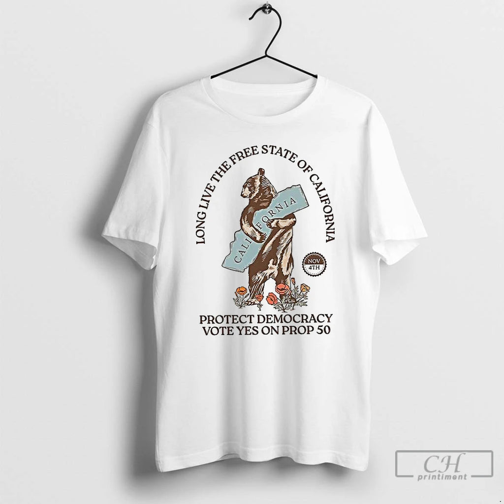 Premium Long Live The Free State Of California T Shirts Hoodie, Sweatshirt | InkNestWear.com