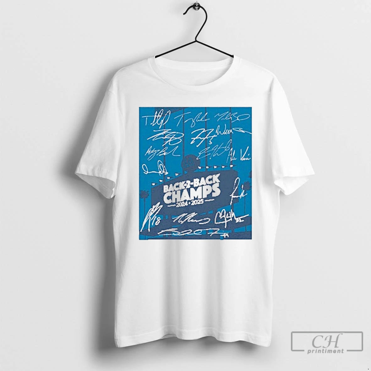Premium Los Angeles Baseball Back To Back Champs Signature Roster T Shirts Hoodie, Sweatshirt | InkNestWear.com