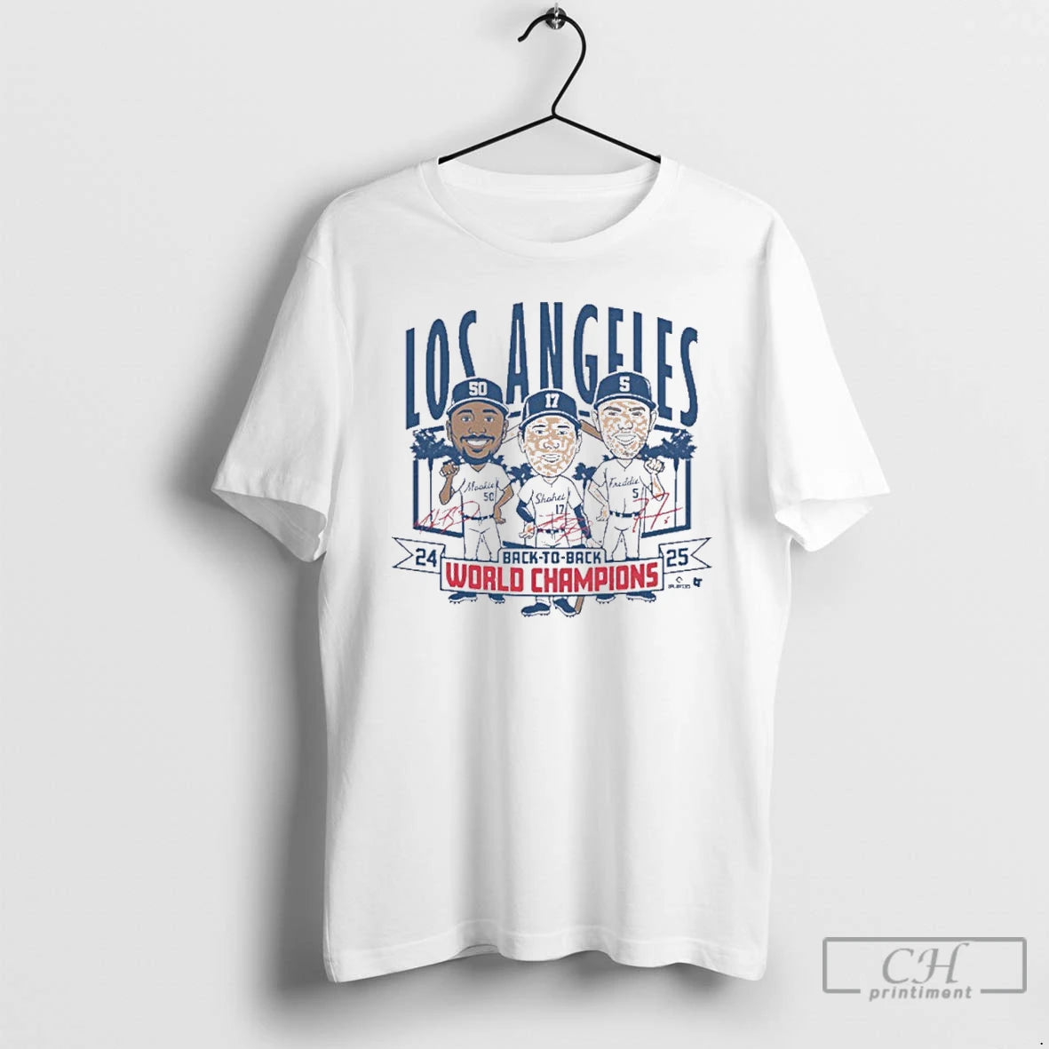 Premium Los Angeles Baseball Back To Back World Champs Caricatures T Shirts Hoodie, Sweatshirt | InkNestWear.com