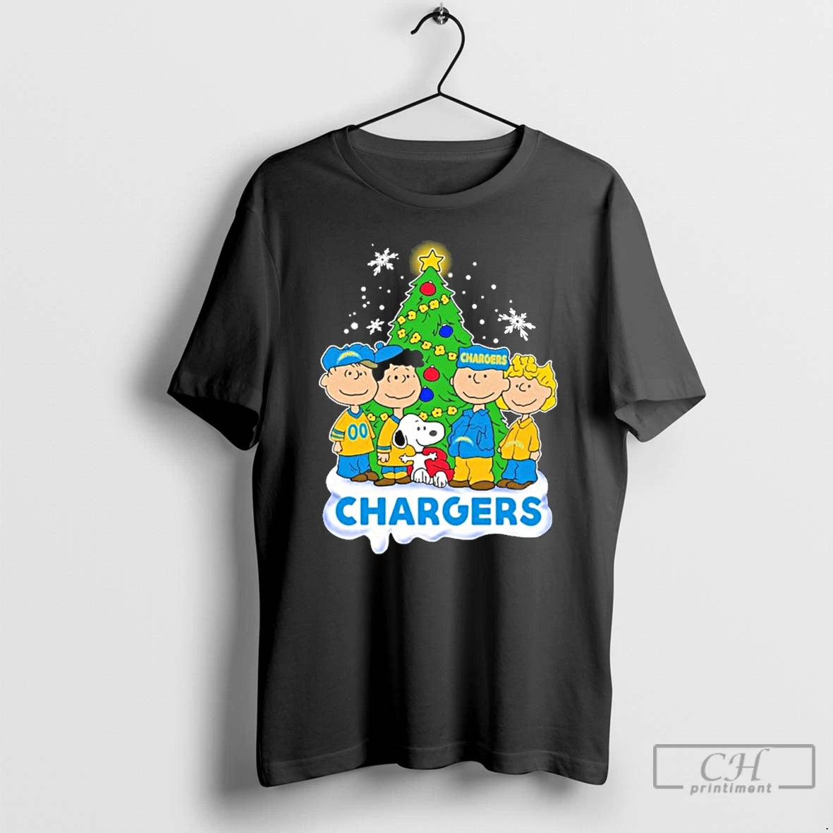 Premium Los Angeles Chargers X The Peanuts Christmas 2025 T-Shirts, Hoodie, Sweatshirt | InkNestWear.com