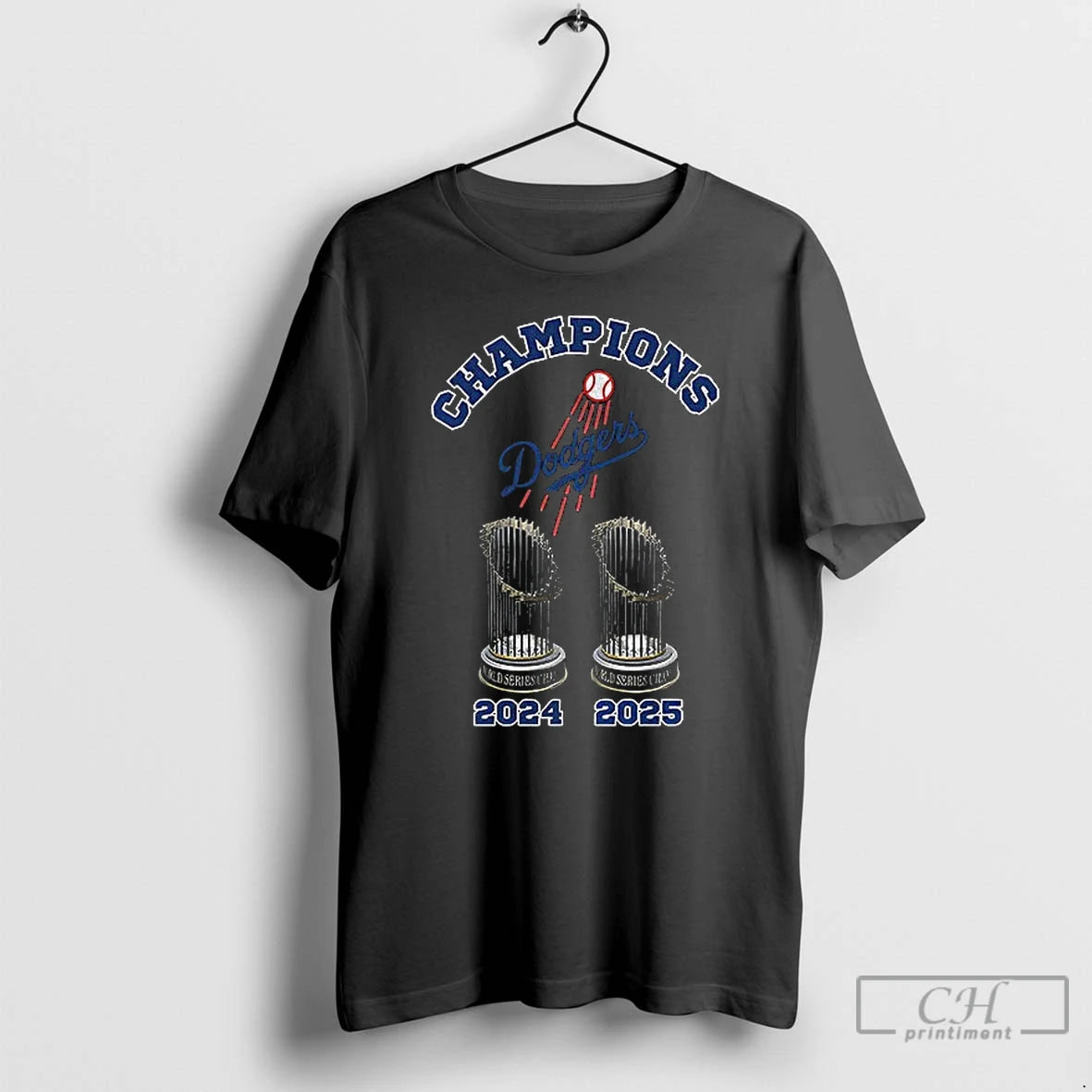 Premium Los Angeles Dodgers 2024 2025 World Series Champions Trophies T Shirts Hoodie, Sweatshirt | InkNestWear.com