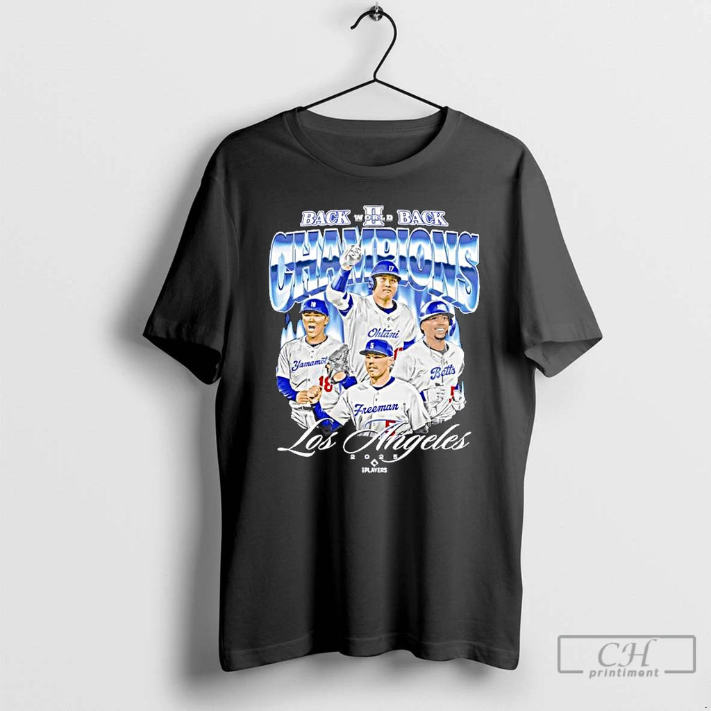 Premium Los Angeles Dodgers 2025 Back To Back Baseball World Champions T Shirts Hoodie, Sweatshirt | InkNestWear.com