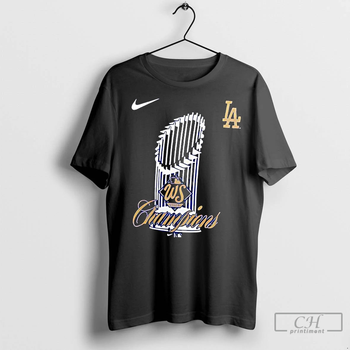 Premium Los Angeles Dodgers 2025 World Series Champions Ws Trophy T-Shirts, Hoodie, Sweatshirt | InkNestWear.com