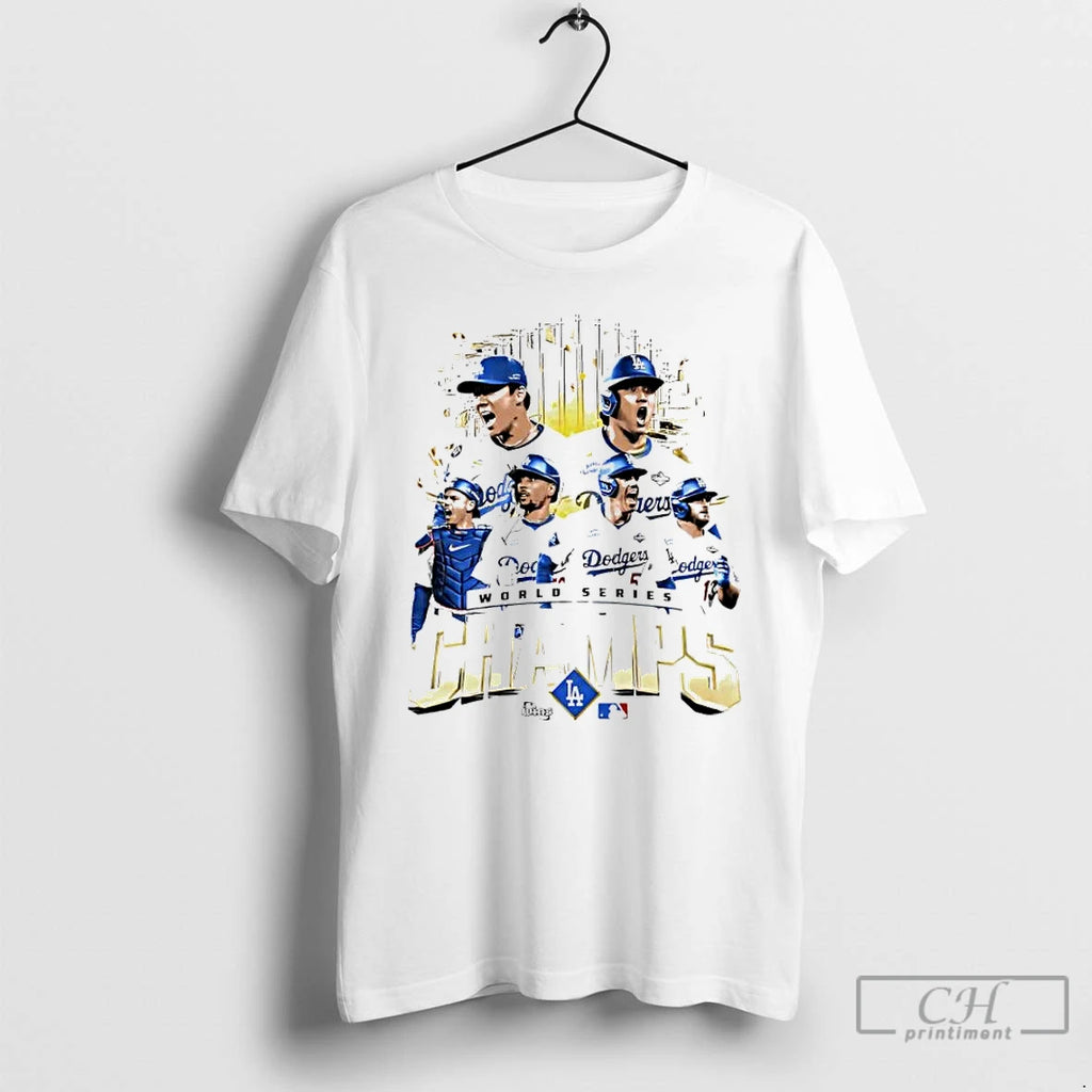 Premium Los Angeles Dodgers 2025 World Series Champs Graphic T Shirts Hoodie, Sweatshirt | InkNestWear.com