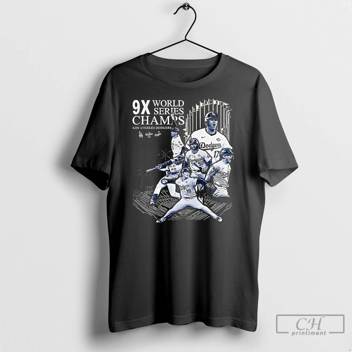 Premium Los Angeles Dodgers 9x World Series Champions 2025 T-Shirts, Hoodie, Sweatshirt | InkNestWear.com